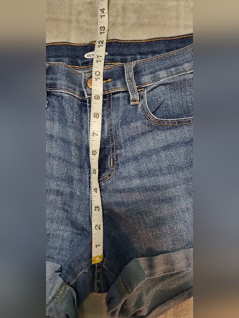 Lot of 3 Pairs of Old Navy Denim Cuffed Shorts Size 8 Excellent Condition - Picture 16 of 16